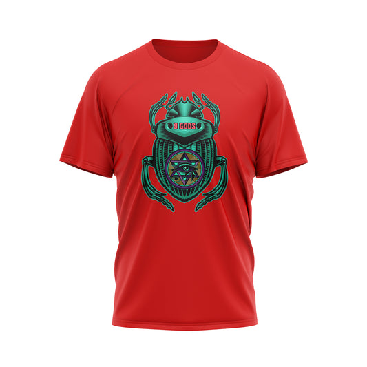 9 Gods Logo Red T-shirt